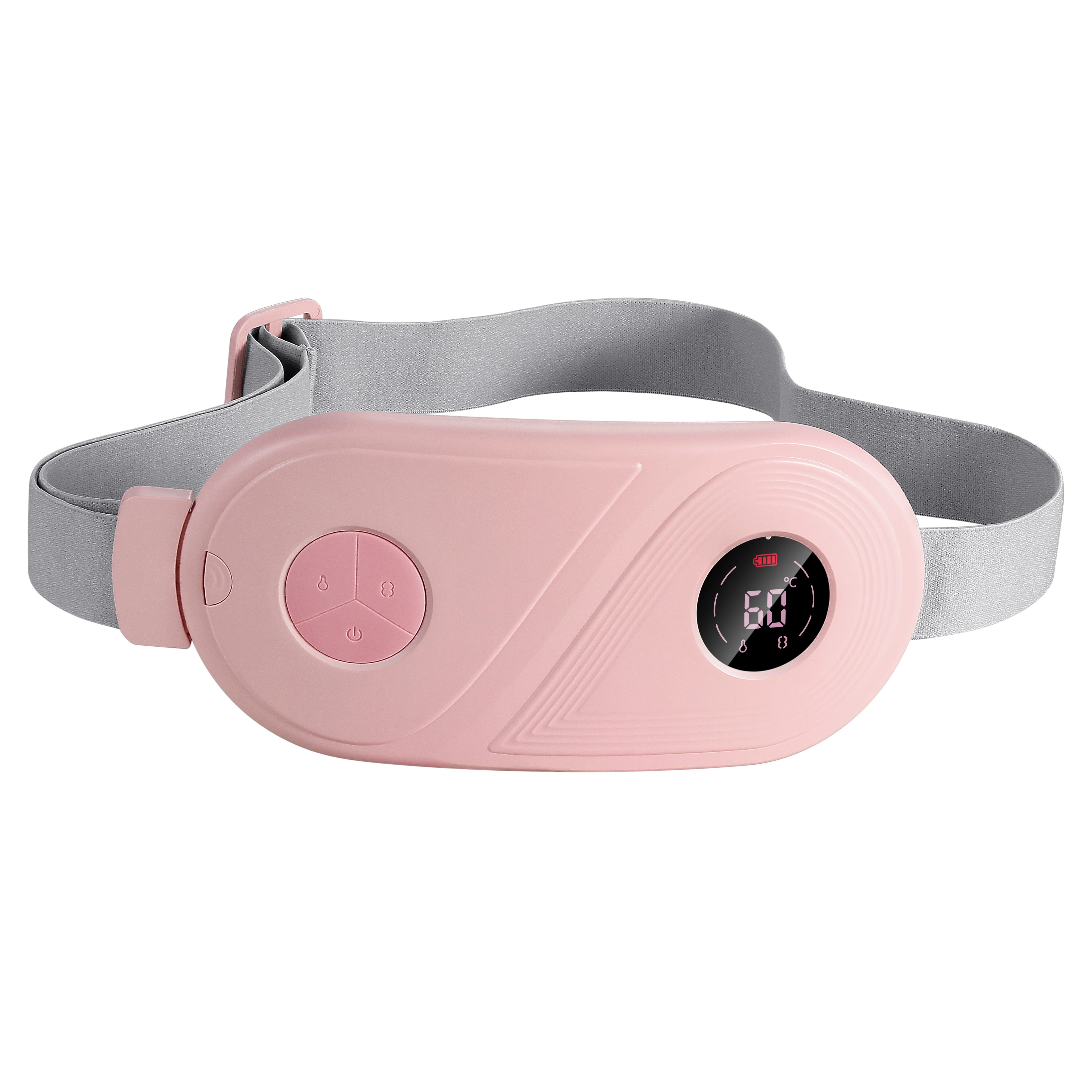 

USB Rechargeable Intelligent Massage Belt with 3-Level Temperature Control, Rapid 3-Second Heating, Vibration Massage, Hot Compr