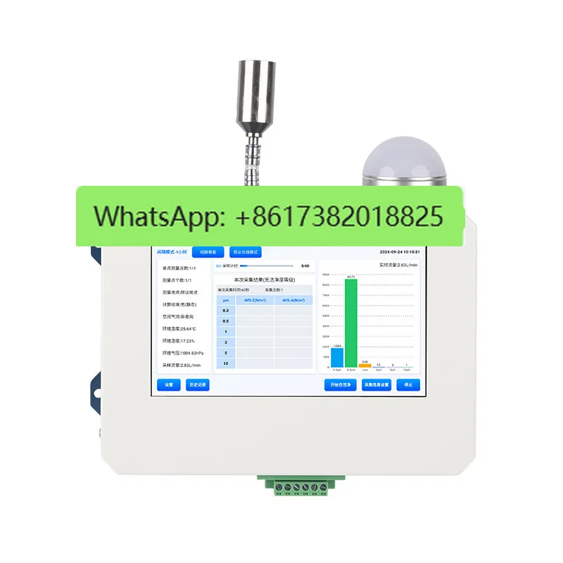 

Online dust particle counter