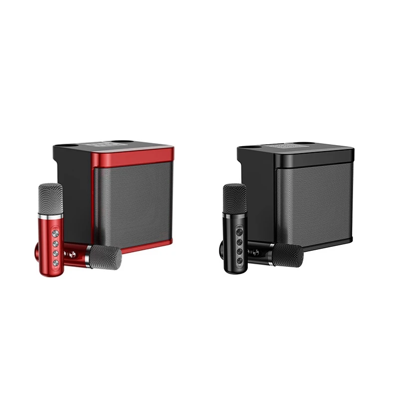 

Family K Song Bluetooth Speaker Set Singing Karaoke Bluetooth Audio All-In-1 Wireless Microphone Sound Easy To Use