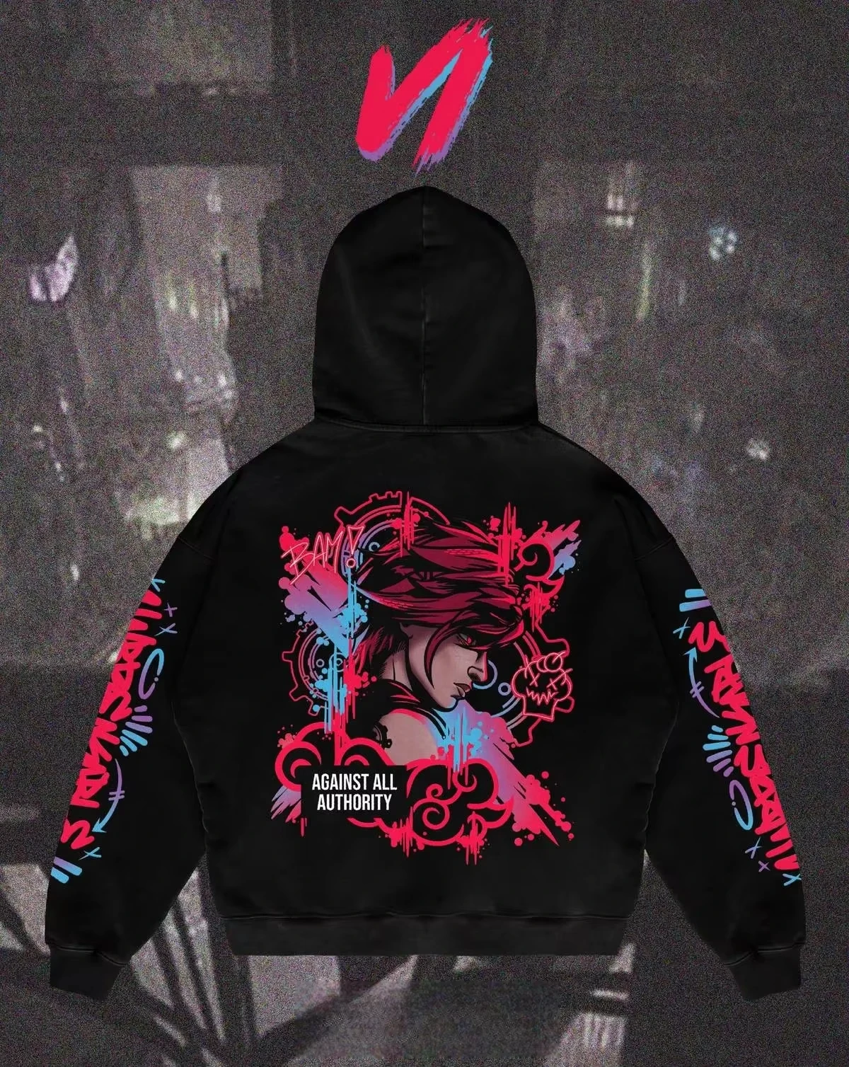 جديد رجل هوديي أنيمي لعبة غامضة الدوري Jinx ثلاثية الأبعاد طباعة هوديس الرجال النساء موضة كم طويل هوديي البلوز سوداديرا الملابس