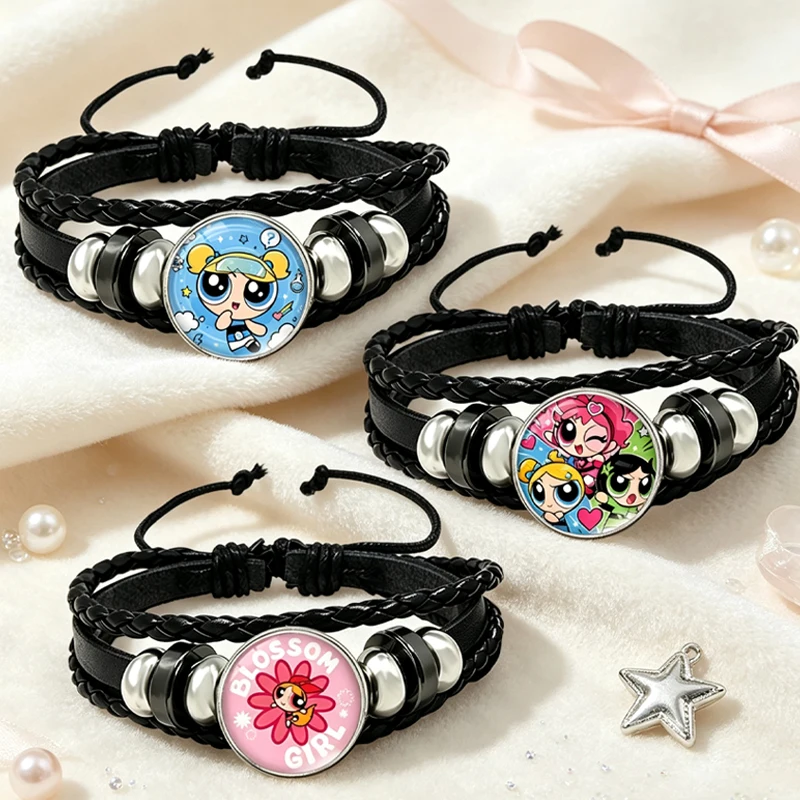 Mens Fashion Bracelet - The Powerpuffs Girls Fashion Bracelet for