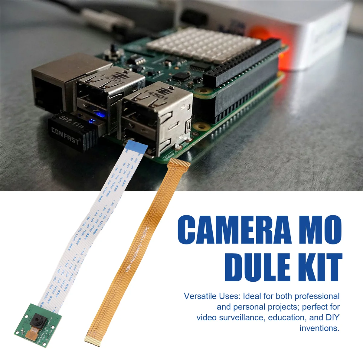 Y23A dla modułu kamery Raspberry Pi, moduł kamery wideo z czujnikiem dla Raspberry Pi Zero W