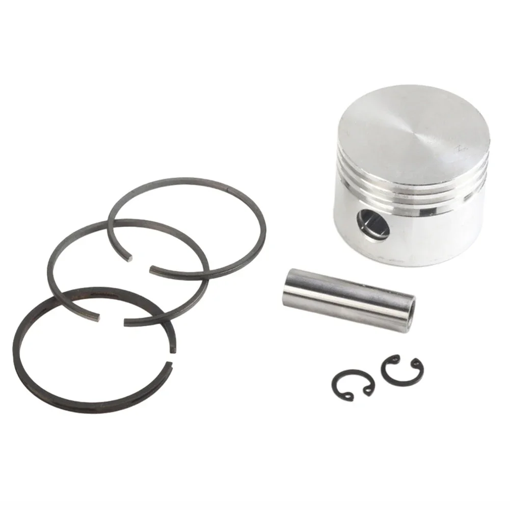 42mm-90mm Air Compressor Piston With Rings + 1 Pin + 2 Circlip For Piston Air Compressors Home Air Tool Replacement Accessories