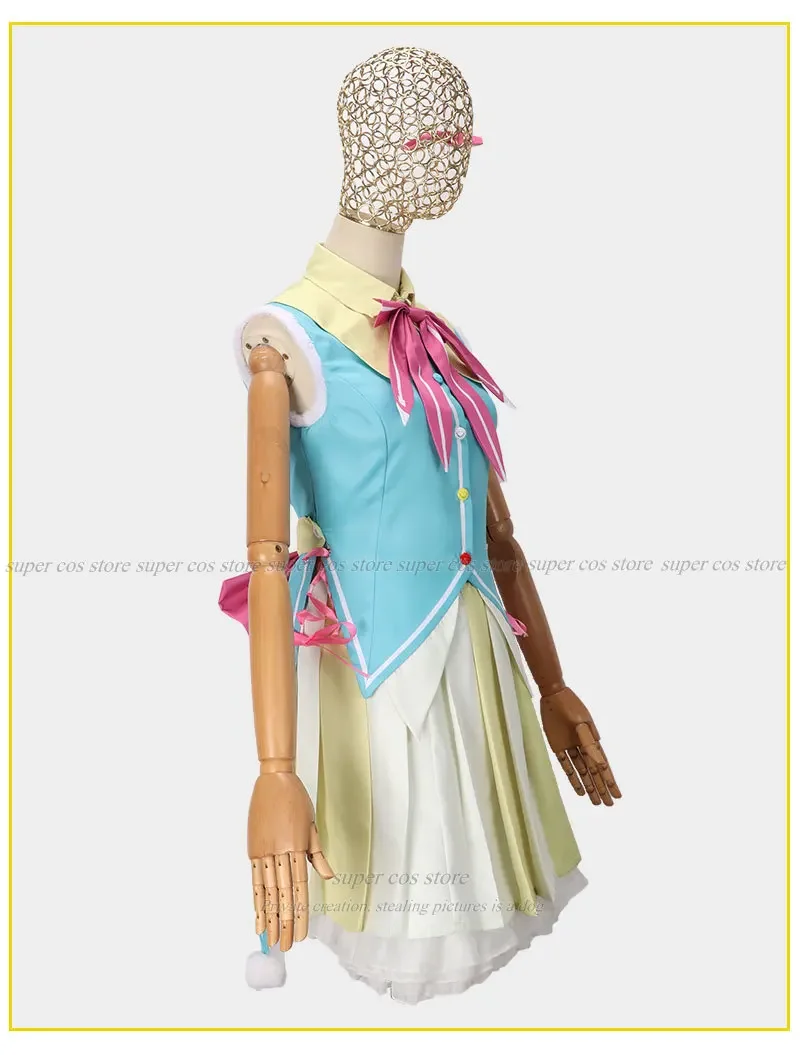 Project Sekai красочный сценический аниме Кусанаги Нене косплей костюм парик карнавал Хэллоуин Рождественская вечеринка одежда для женщин девочек