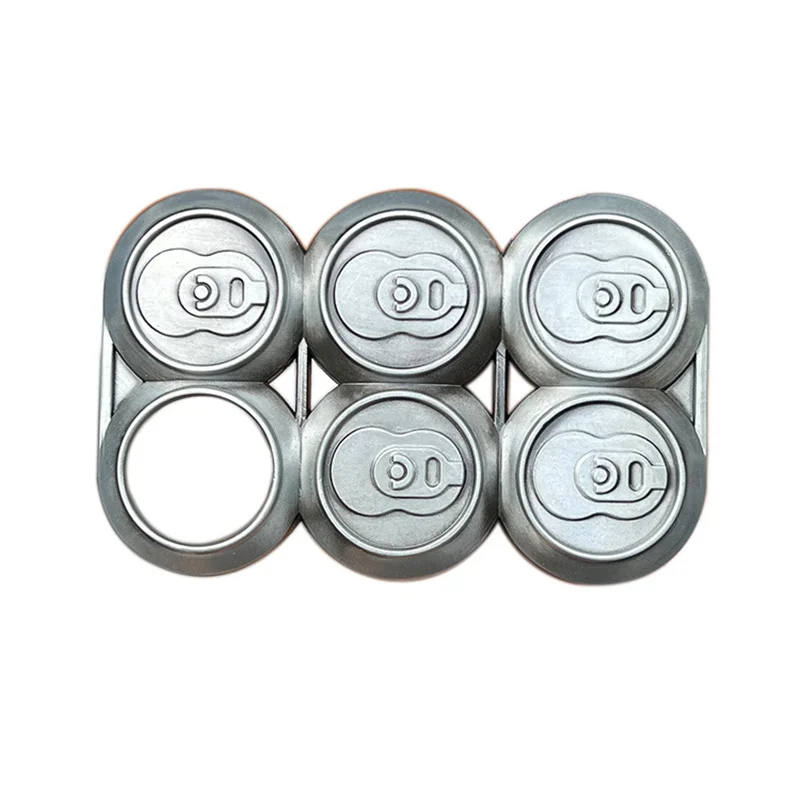 Zinc alloy beverage can pull ring belt buckle with western style design