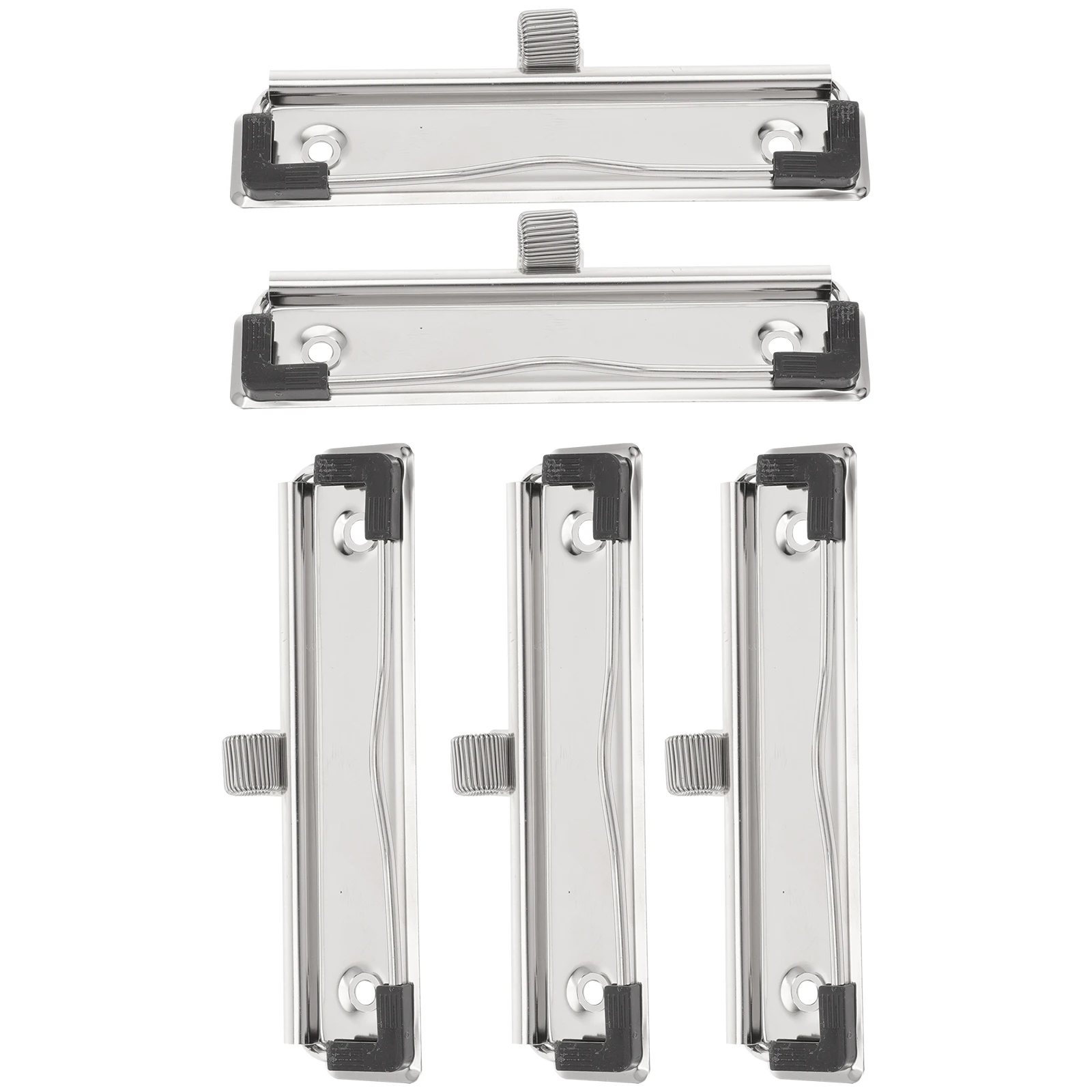 

5 шт. Буфер обмена с держателем для ручек Буфер обмена Алюминиевые зажимы Сверхмощный для монтажных документов