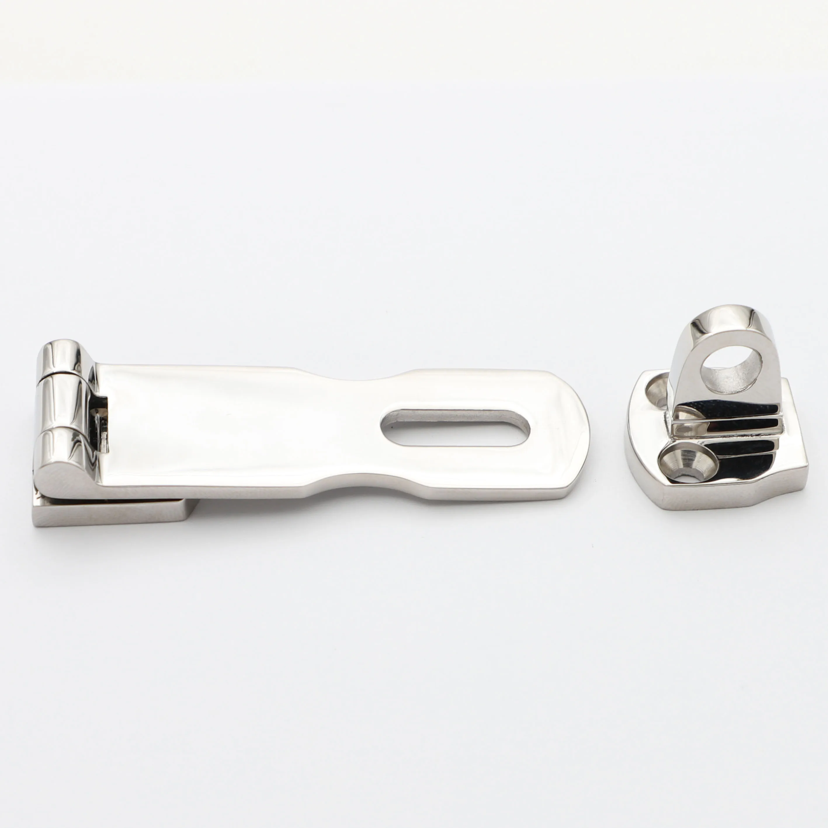 1PCS 316 Stainless steel Marine Hasp Latch Buckle Door Latch Lock Boat Swivel Eye Locking Hasp Latch Hardware Marine Accessories