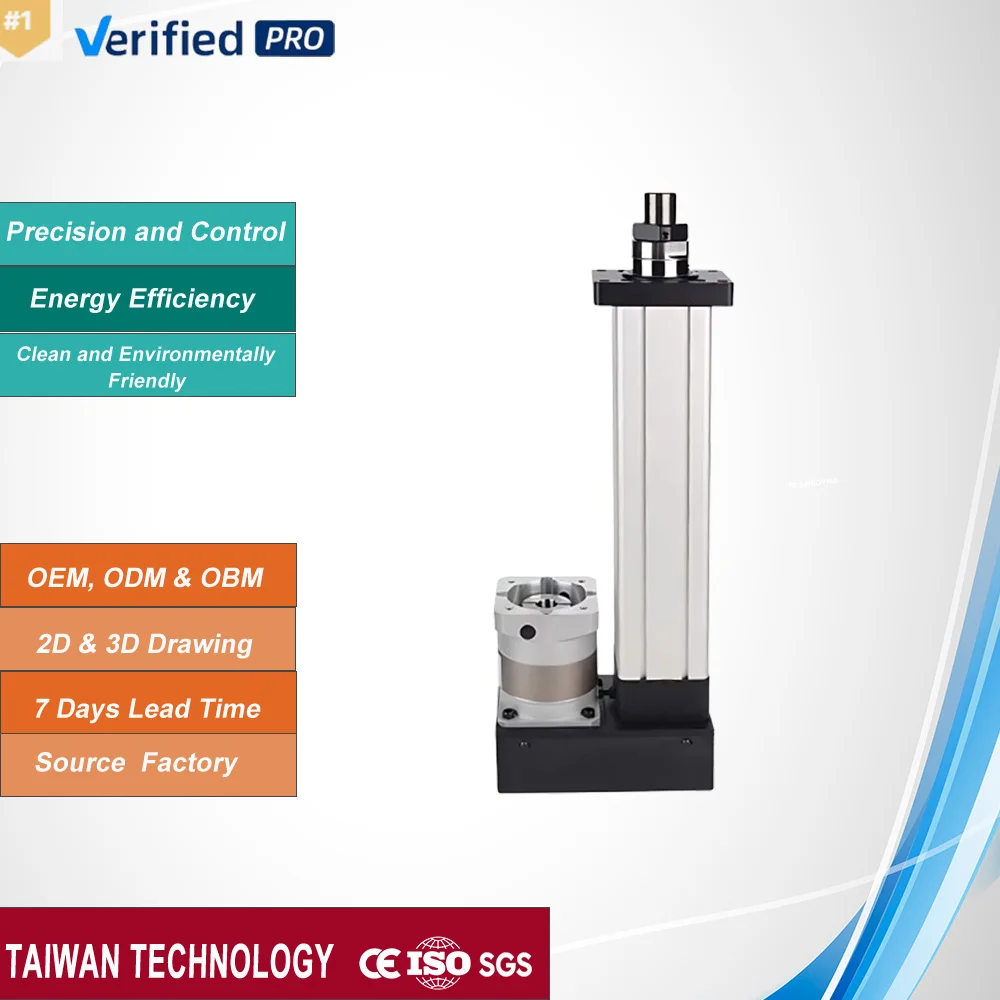 محرك سيرفو كهربائي اسطوانة تحميل ثقيل 48 فولت 2000 مللي متر محرك سيرفو صغير مع محرك تروس لتطبيقات جهاز التحكم عن بعد (RC).