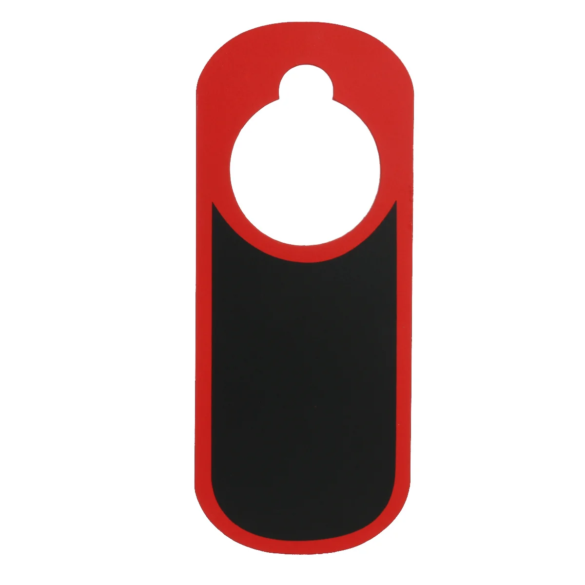 

Red Wooden Door Hanger Two-Sided Mini Blackboard Sign Blank Reusable Tear-Resistant for Message Note Crafting Family