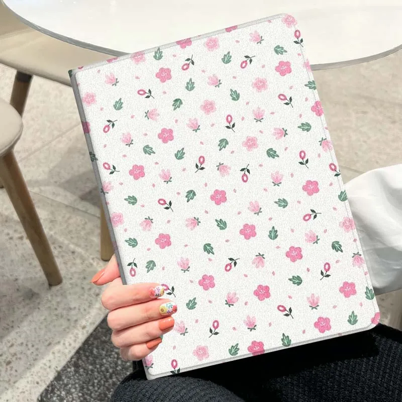 

Sweet cartoon flowers For Huawei MediaPad MatePad Air M6 M5 M2 T10s T5 C5e 10 11 12 X 10.8 SE Pro Cover Tablet Case