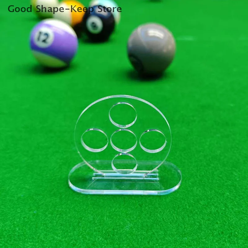 Transparent Billiard Rod Trainer, Billiard Stroke Exerciser, Pool Cue Training Device, Billiards Accessories, 1/5 Holes