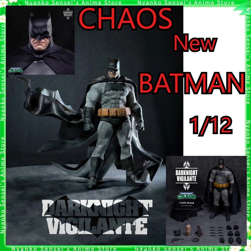 CHAOS 002 DARKNIGHT VIGILANTE Batman soldado el caballero oscuro regresa 1/12 figura de acción Anime juguete muñeca modelos regalo coleccionable