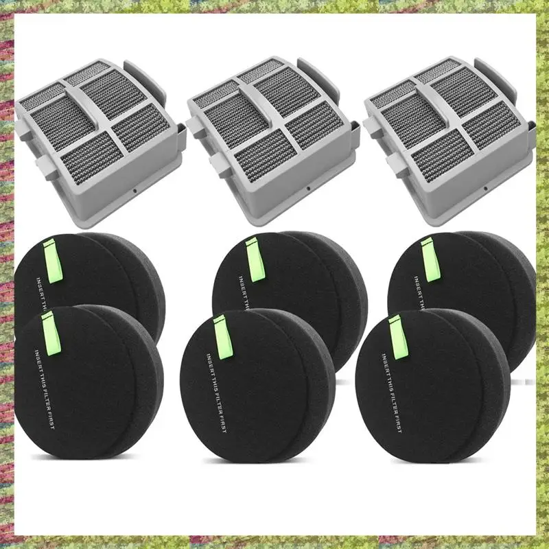 مرشحات ABKB للمكانس Bissell Surfacesense 3418 3415 Multiclean 3402 3774F 3409 3774 3774G 3775 Powerlifte تستقيم المكانس