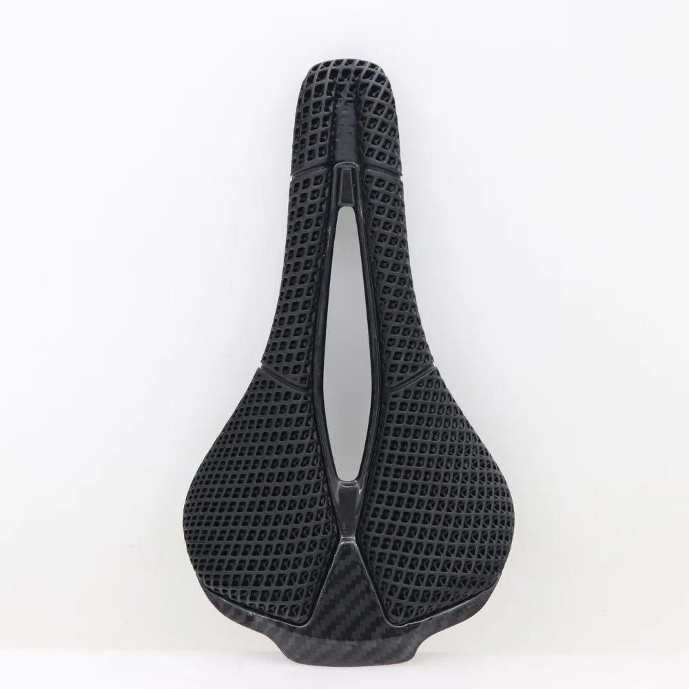 

3D Printing Technology Honeycomb Breathable Full Carbon Fiber+TPU Saddle Road Bike MTB Bicycle Gravel Saddle SD006