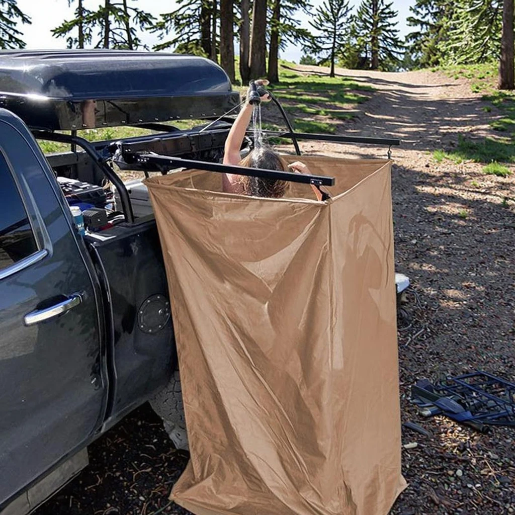 Portable Lightweight Automatic Outdoor Shower Tent with Waterproof Design for Summer Camping & Hiking