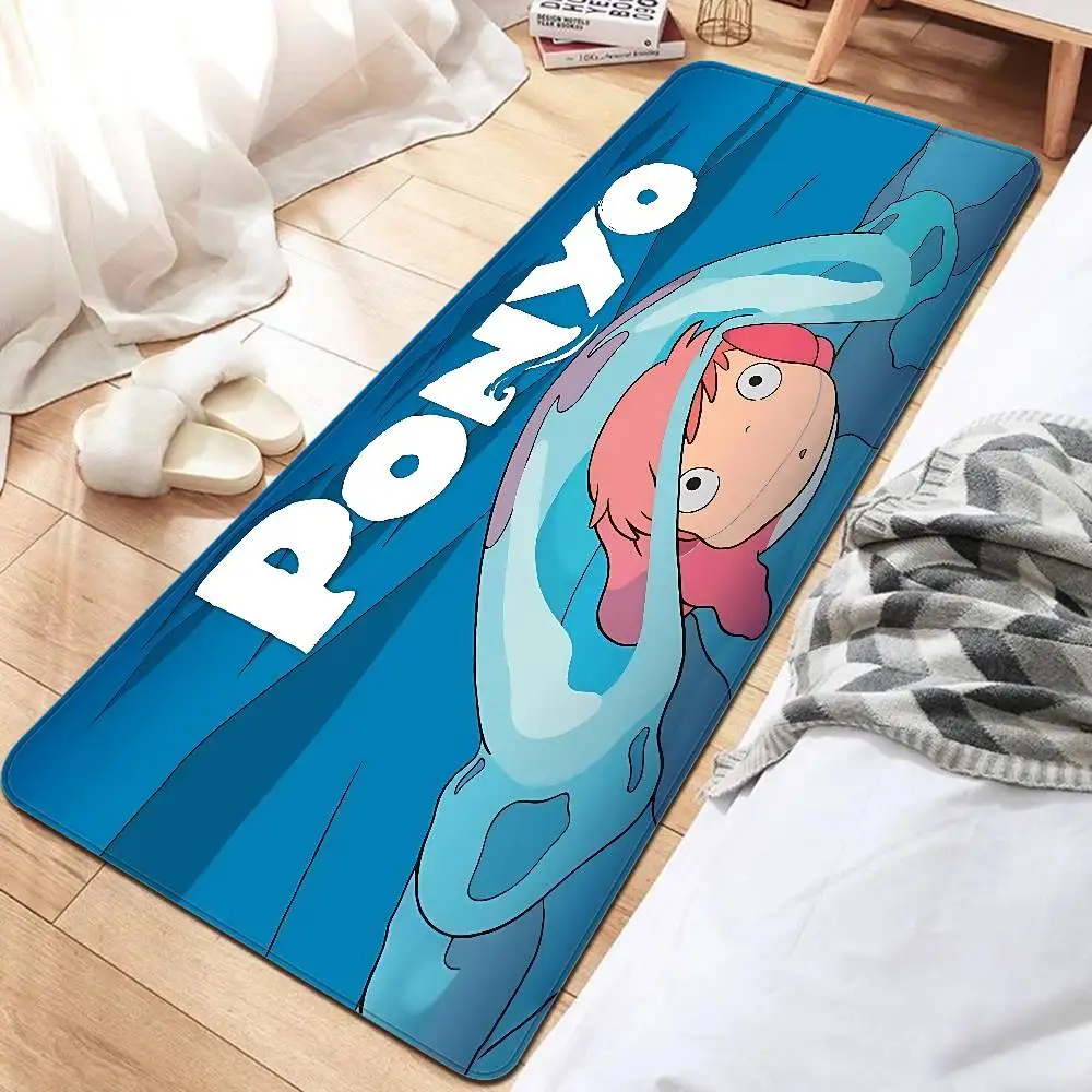 Cute P-Ponyo Movie On The Cliff Anime Floor Carpet Nordic Style Home Doormat Bathroom-Toilet Mats Bedroom Hotel Decor Mat