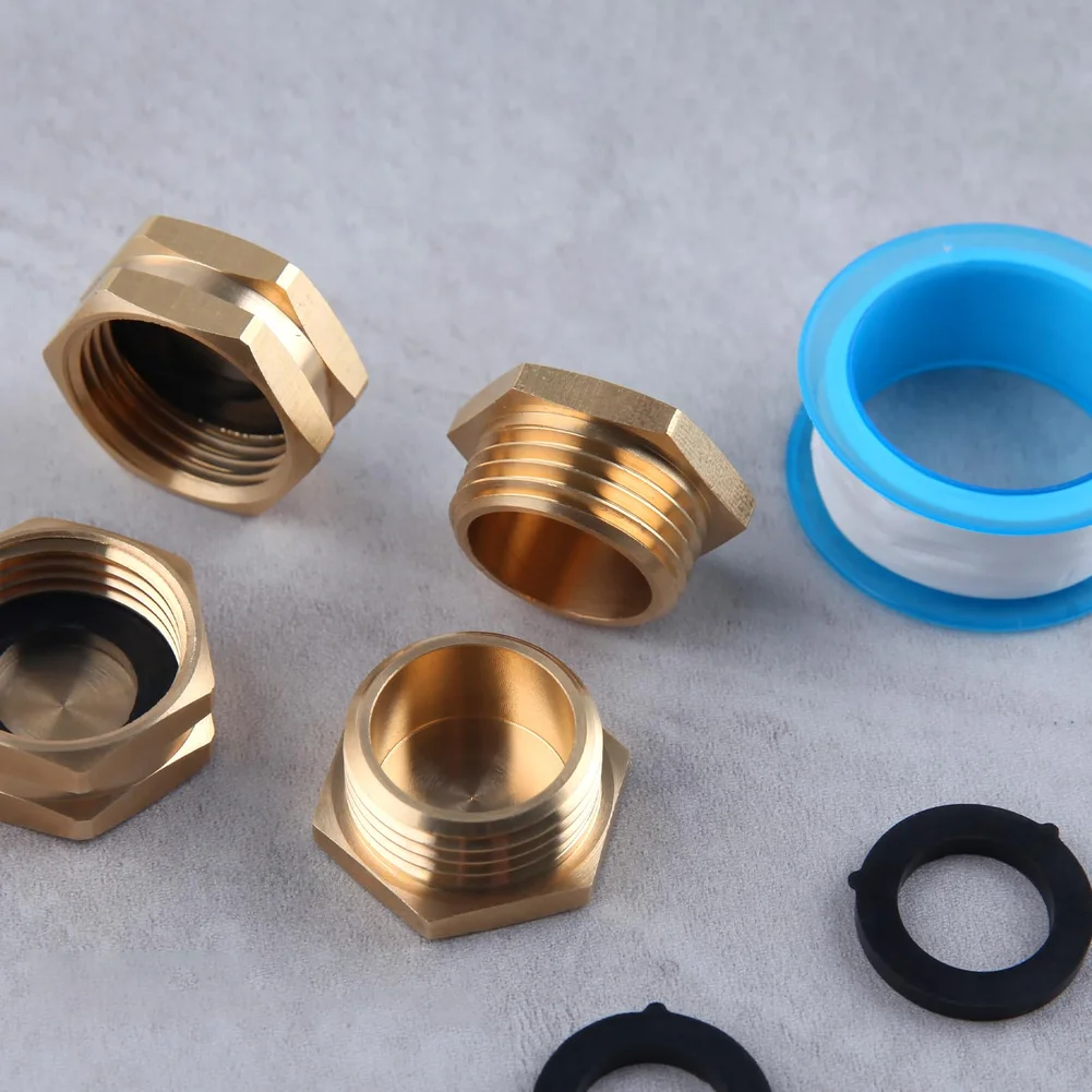 Brass Garden Hose End Cap 3/4 Inch Connector Leak Proof Sealing Stopper For Outdoor Watering Systems Metal Fitting