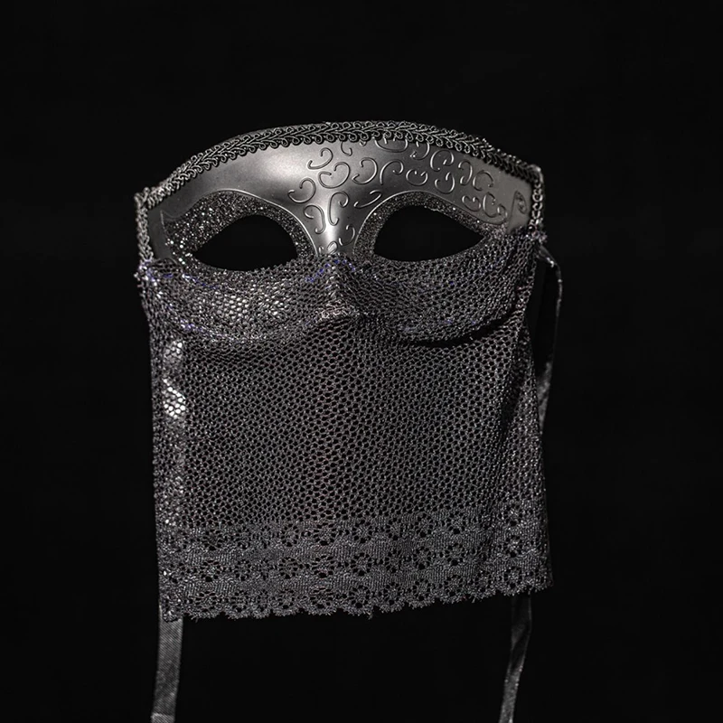 

Masquerade Masks For Men Retro Roman Greek Venetian Veil Half Face Mask Mystery Cosplay Ball Mardi Gras Halloween Costume Party