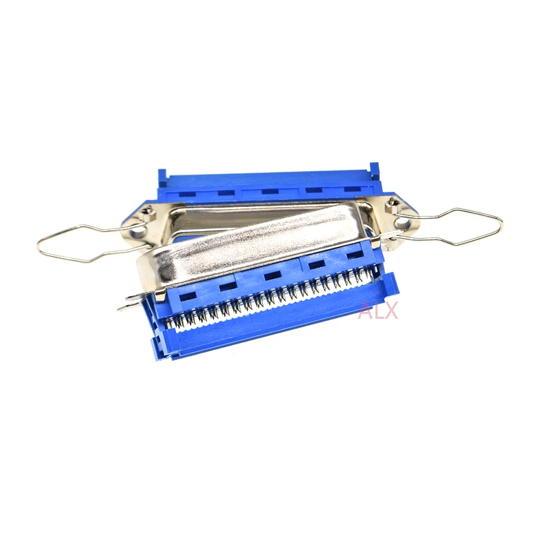 1PCS 57 Series 24/36/50 pin male female plug connector Line Pressed Type for computer printer 24pin/36pin/50pin