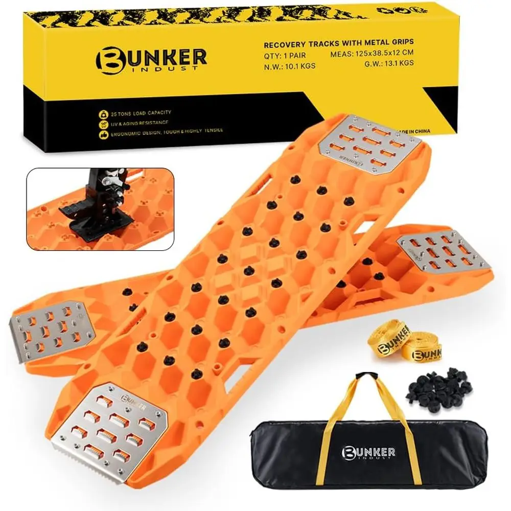 

Оранжевая тракционная доска для извлечения из песка и грязи с основанием для домкрата, 47.24 дюйма x 14 дюймов, пара шин 47.24 x 14 дюймов, 11-го поколения, сменные