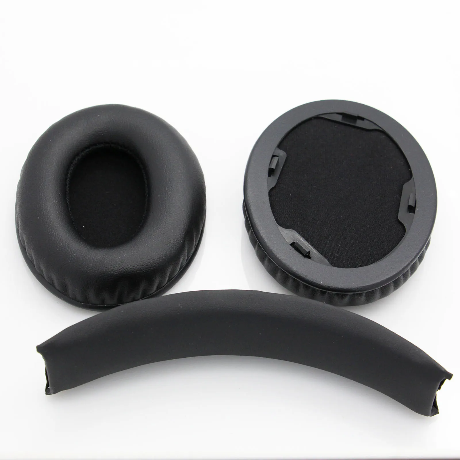 

Replacement Ear Pads / Headband Cushion Earpads for Beats Studio 1 Headphone Accessories White/Black Leather High Quality