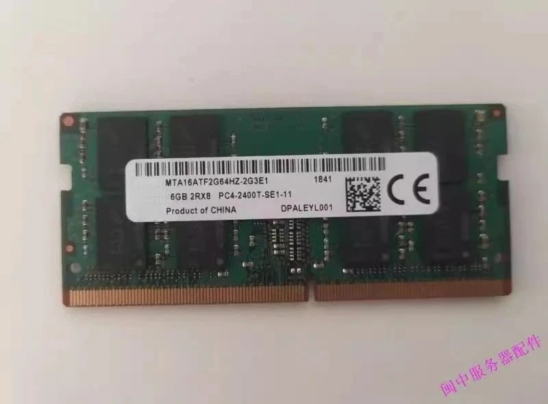 

For MT Magnesium 16GB 2RX8 PC4-2400T MTA16ATF2G64HZ-2G3B1 Notebook Memory