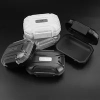 TRN MAG+ Case Genuine PU Leather Portable Wired HiFi Earphones Earbuds Carrying Case Headphone Storage Organizer Box airpods