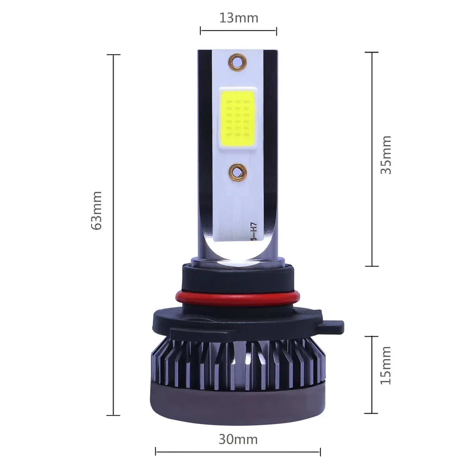 2Pcs LED H4 H7 Car Headlight H1 LED Bulb H8 H11 9005 HB3 9006 HB4 9004 HB1 H3 HB5 H13 Led Lights 20000LM Turbo Lampada 12V