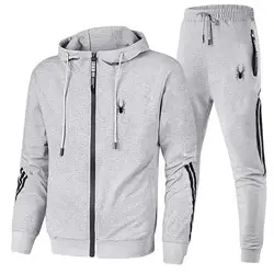 2024 Spring Autumn New Men's Sportswear Set Zipper Jacket+Pants 2-piece for Fashion Casual Jogging Suit