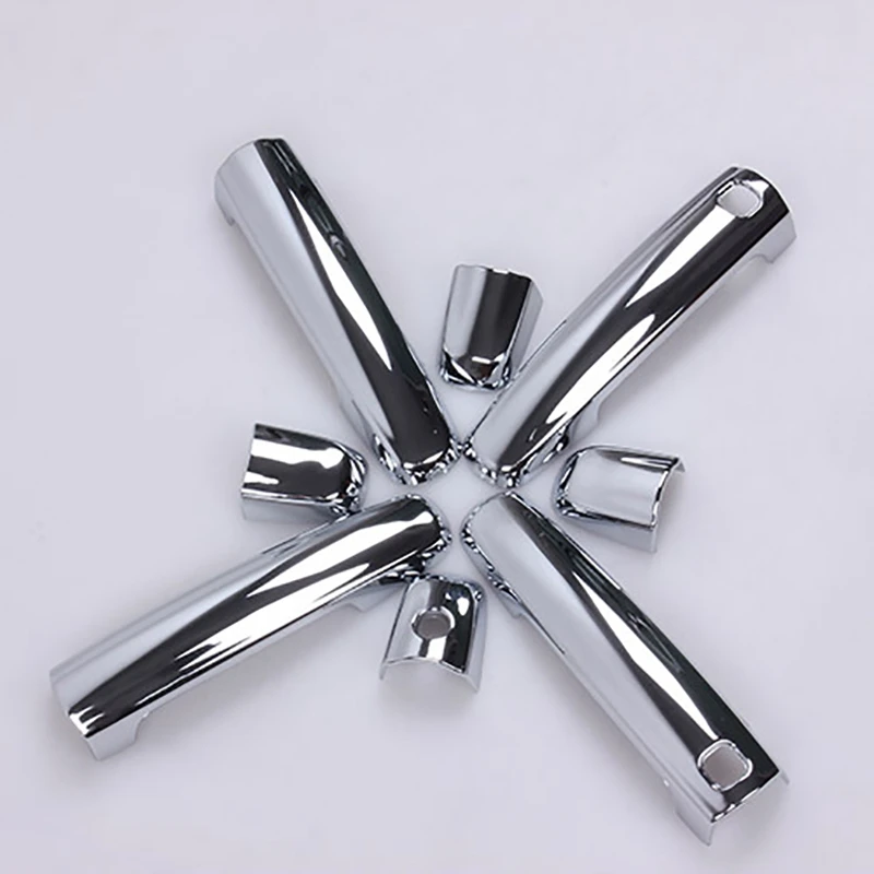 8Pcs/Set Car ABS Chrome Car Door Handles Cover Trims Door Handle Trim For Suzuki S-CROSS SX4 2014-2021 Car Styling