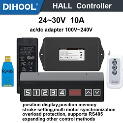 Lifting System Electric Linear Actuator Hall Controller 1 2 3 4 Pcs Synchronize Control Height Display
