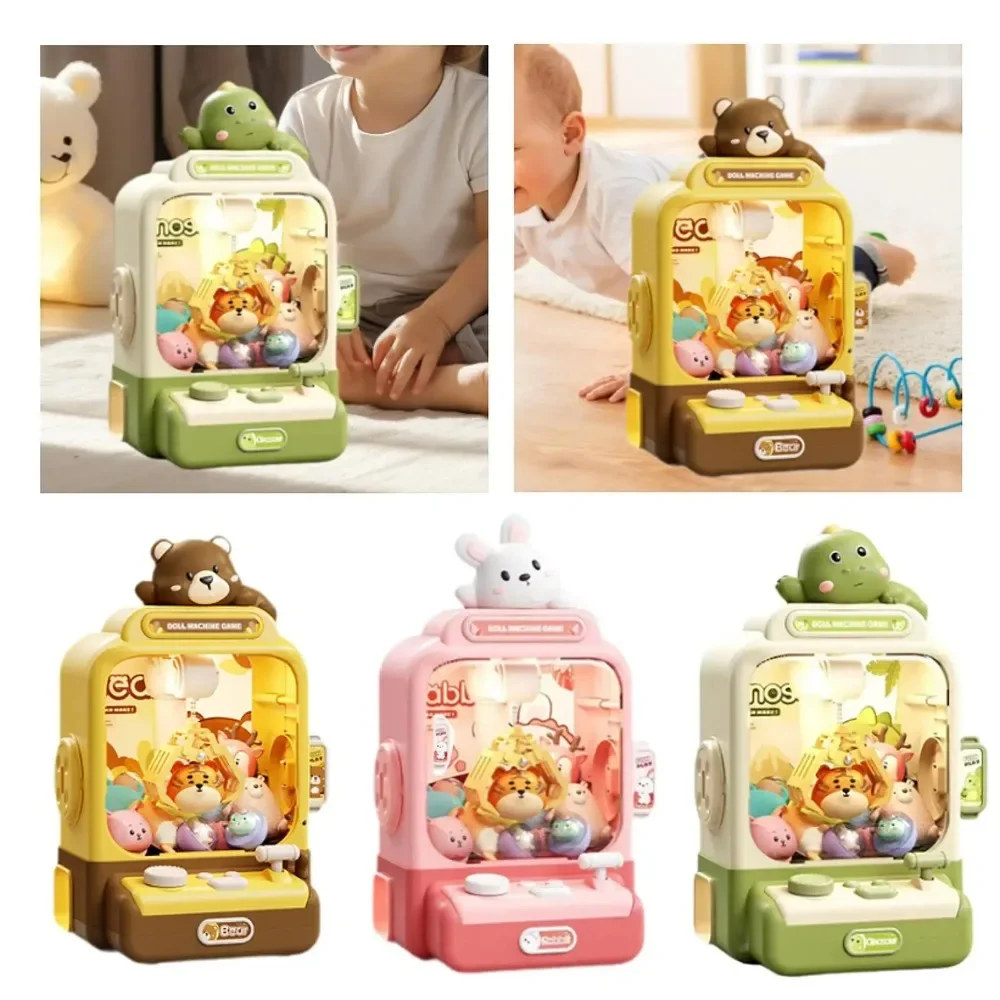

Children's Electronic Claw Game Machine,Rabbit DollCatcher Claw Machine,Automatic Arcade Music Capsule Vending Toy for Kids