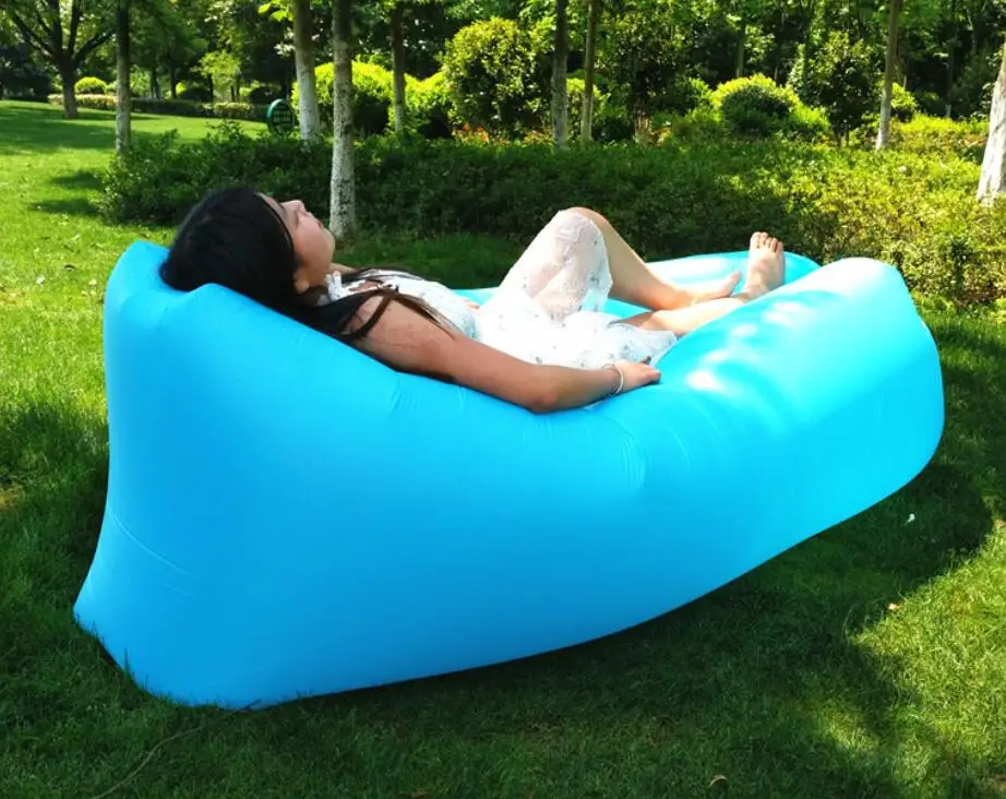 

Portable lazy inflatable outdoor sofa air bed for grass park water beach toys inflatable chair quick inflatable air sofa outdoor