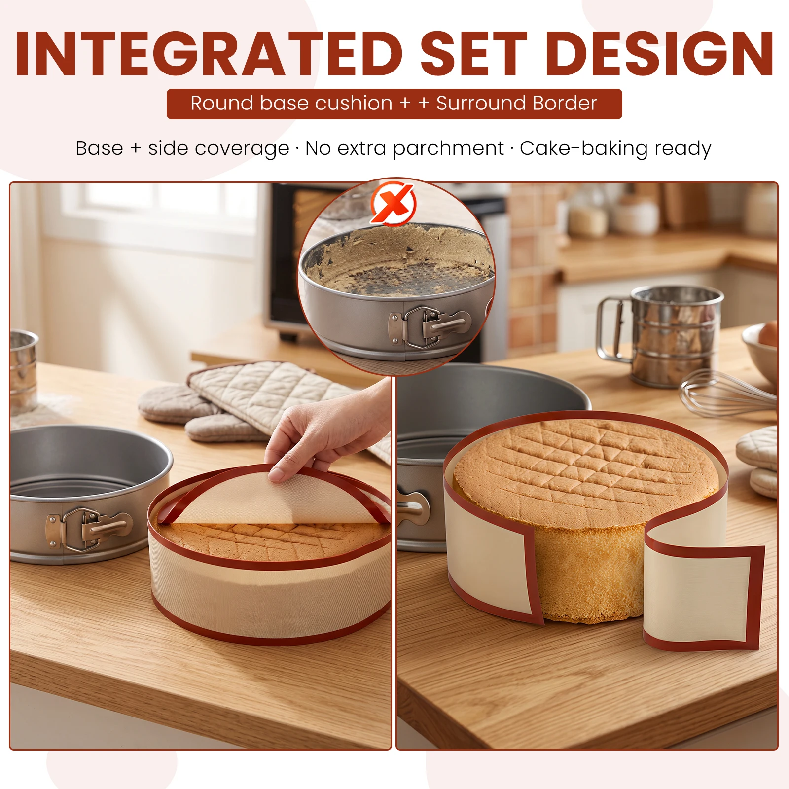 2/3er-Set Silikon-Backunterlag – Baking Kitchen Set Bewertung und Preis