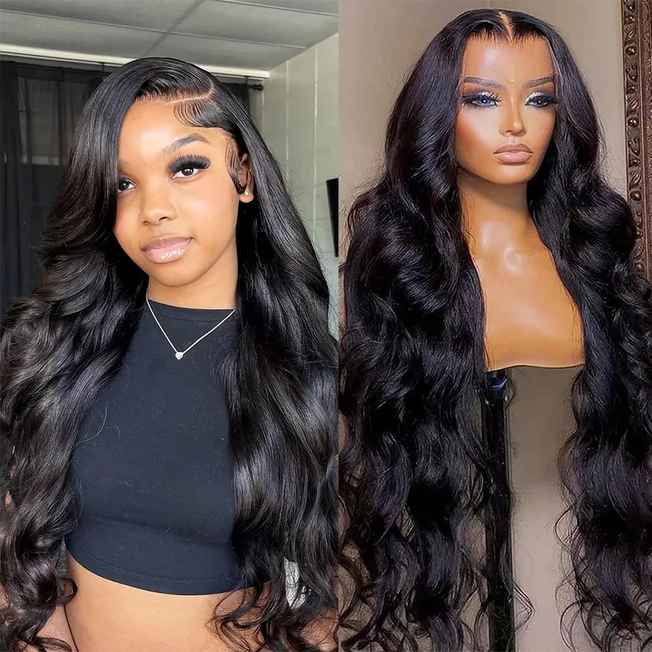 

Lace Front Wigs Human Hair Pre Plucked Body Wave Transparent Frontal Wigs Human Hair for Women Wigs with Baby Hair Natural