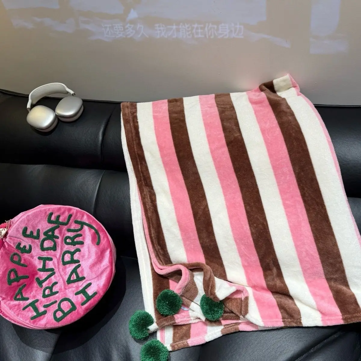 new-harries-hagrid-cake-mouse-peripheral-flannel-pillow-blanket-34-22cm-plush-doll-toys-fans-collection-birthday-gifts