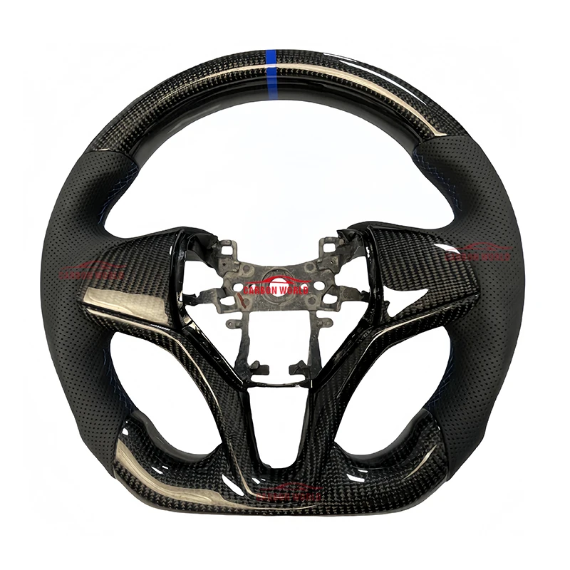 

Carbon Fiber and Leather Upgrade Steering Wheel for Honda Car Accessories Sports TY for Honda CK5 XRV​​