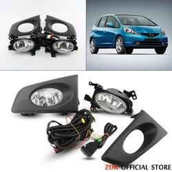 ZUK HONDA JAZZ FIT 2009 2010 2011 GE6 GE8 Additonal Foglight Foglamp 세트 용 안개등 안개등 업그레이드 키트