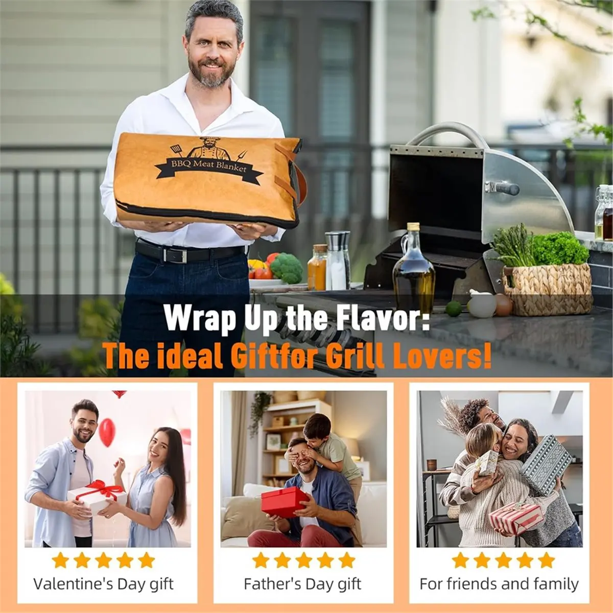 Home Tool BBQ Blanket for Resting Meat-Air Fryer/Dough/Smoker Camping Accessories Insulated Bag for Brisket/Pork Shoulder/Turkey