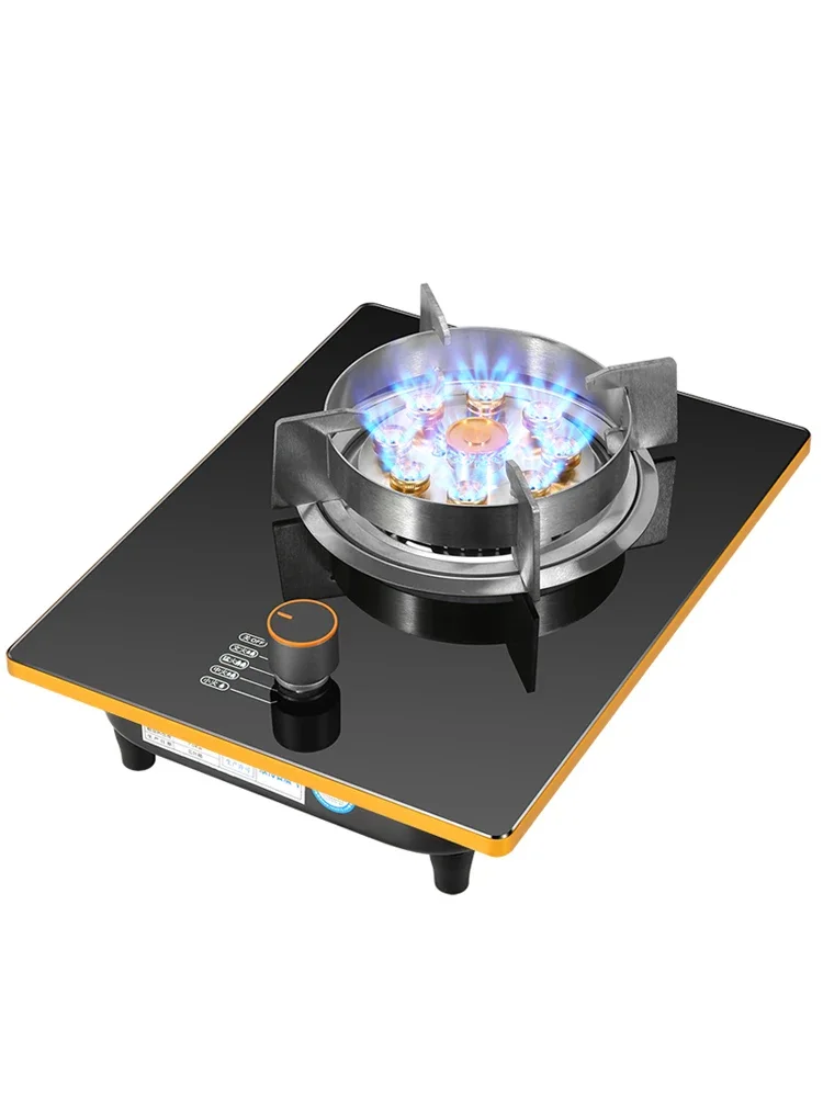 B01 Gas Stove Single Stove Household Nine Head High Fire Desktop Embedded Liquefied Gas Natural Gas Stove