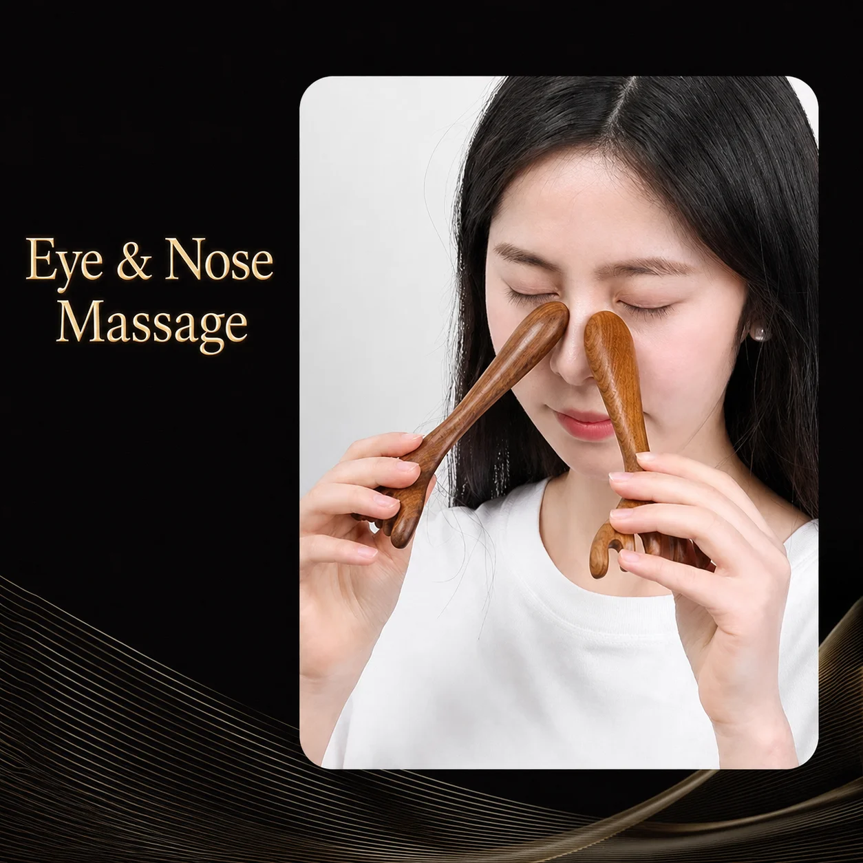 Head Massage Comb Multi Functional Antler Massage Comb Scalp Massage Comb U Shaped For Neck Lymph Body Relaxation Home
