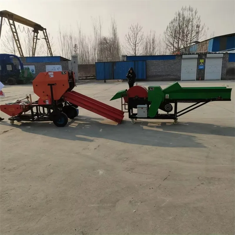 High Density Straw Baler Machine Agricultural Waste Hay Silage Press Baling Machine
