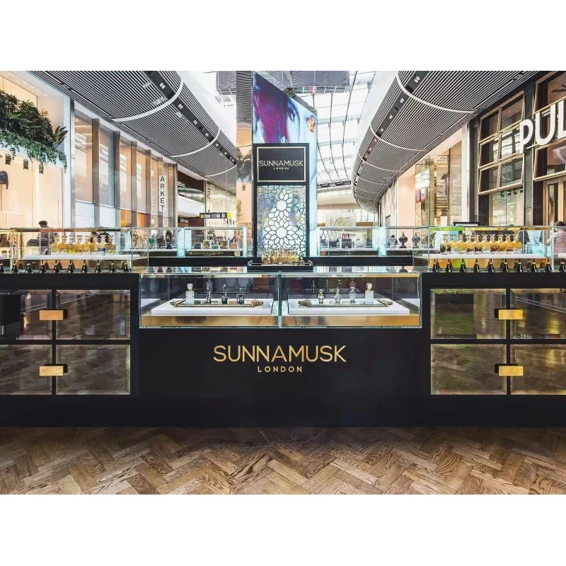 Custom, Luxe Parfum Teller Parfum Display Kiosk Voor Winkelcentrum