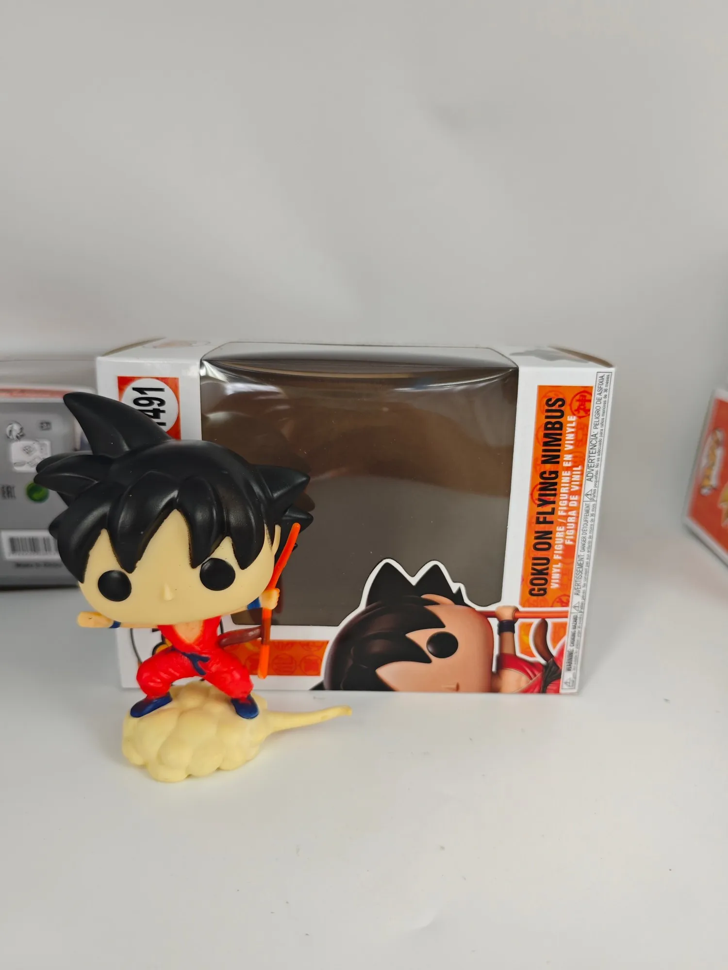 New Funko POP Dragon Ball Figure Goku on Flying Nimbus Vinyl Collectible Anime Model Toy Desktop Decoration Gift