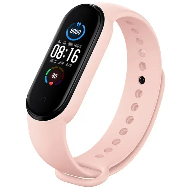 Uhrenarmband für Xiaomi Mi Band 7 6 5 4 3 Armband Silikon-Armband Handgelenksriemen MiBand 3/4 Band5 Band6 Smartwatch-Zubehör – Detail 6