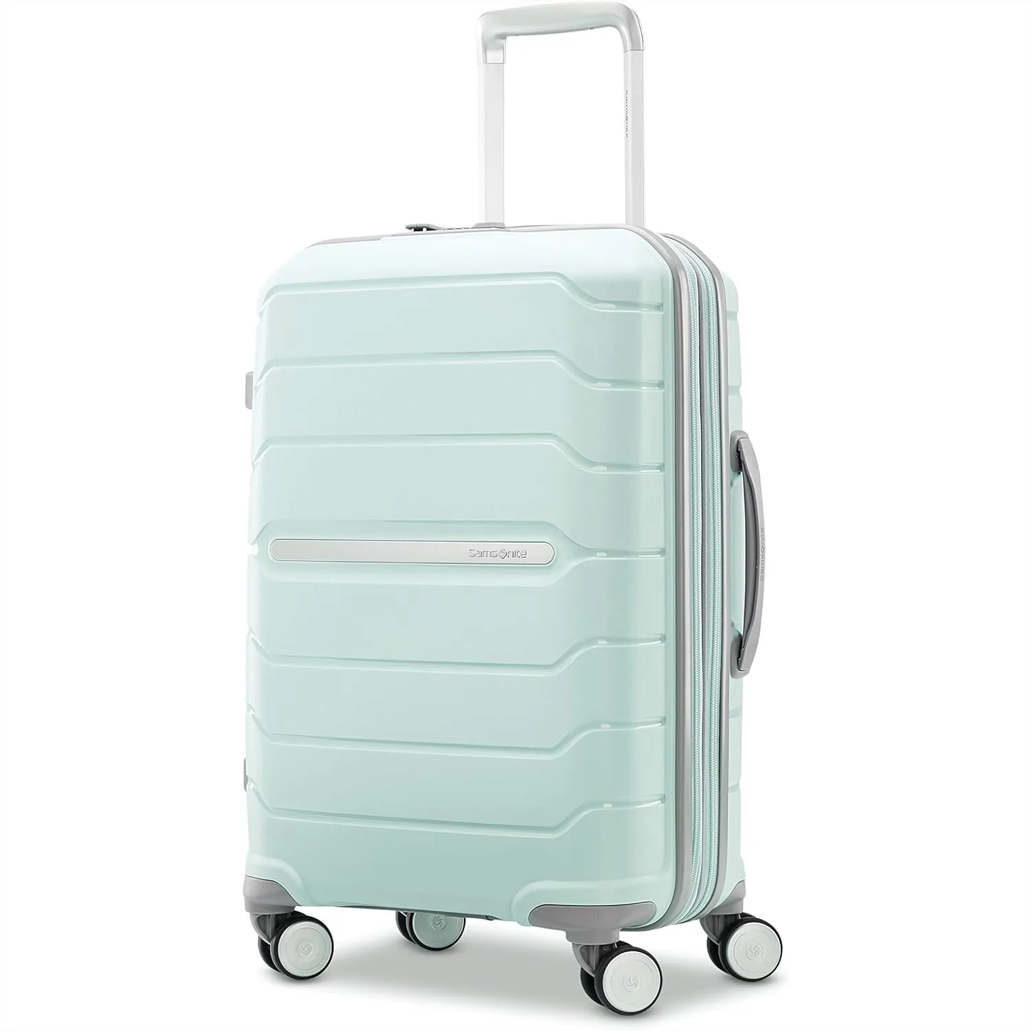 

Hardside Carry-On Luggage with Spinner Wheels, Expandable Hard Shell Suitcase, Lightweight Travel, TSA Lock, Mint Green
