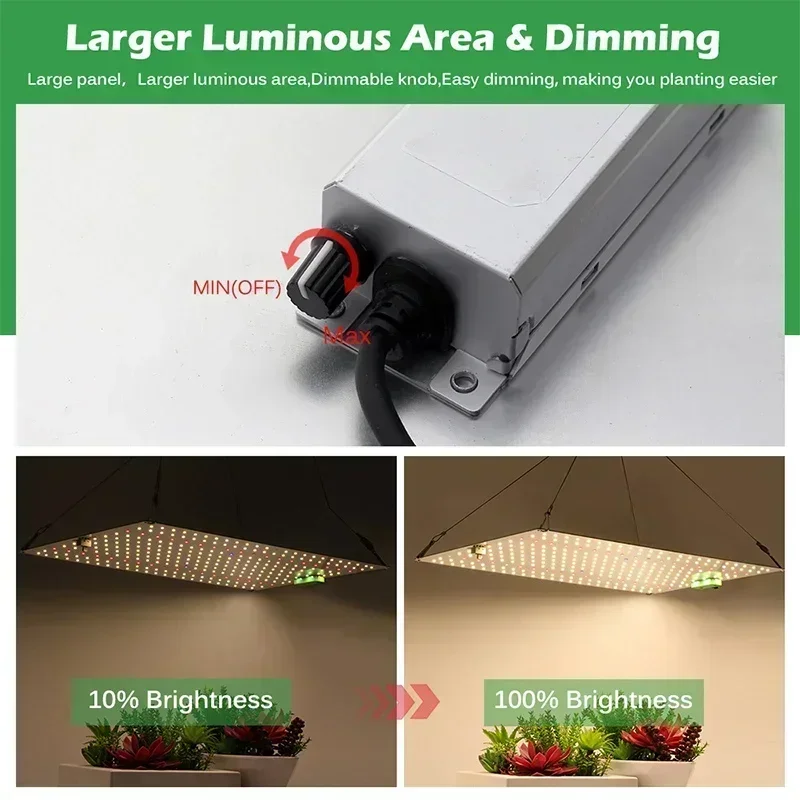 65W 85W 120W Full Spectrum LM281B LED Grow Light, Adjustable Spectrum LED Plant Lamp for Greenhouse Hydroponics All Growth Stage