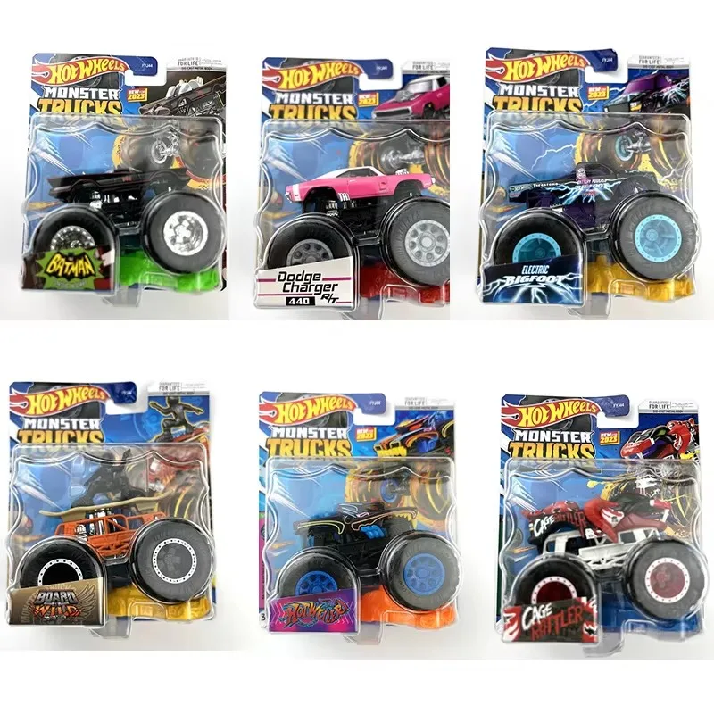 2023 Hot Wheels Cars MONSTER TRUCKS NIGHT SHIFTER Dodge Charger Metal Die-cast Model Collection Toy Vehicles