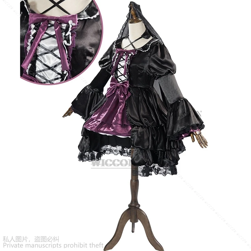 Traje de Cosplay de Anime Puella Magi Madoka Magica Kaname Madoka Akemi Homura para mujer adulta, vestido Lolita, uniforme de fiesta de Halloween