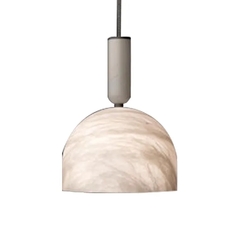 

Light luxury imitation marble bedroom bedside small chandelier living room retro background wall lamp